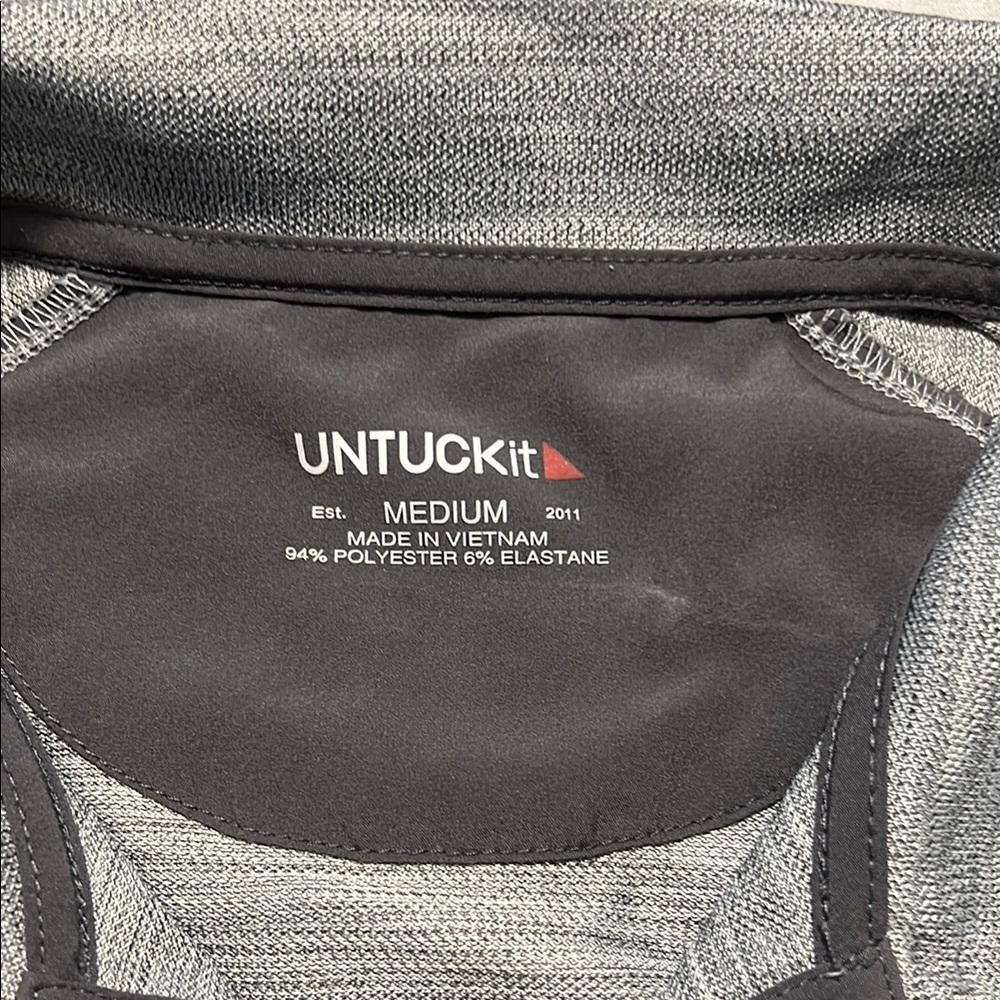 UNTUCKit Charcoal Polo Shirt